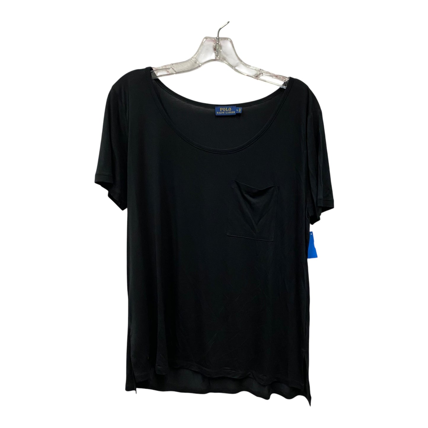 Top Ss By Polo Ralph Lauren In Black, Size:L