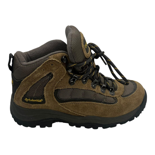 Shoes Hiking By Columbia In Green & Tan, Size:8