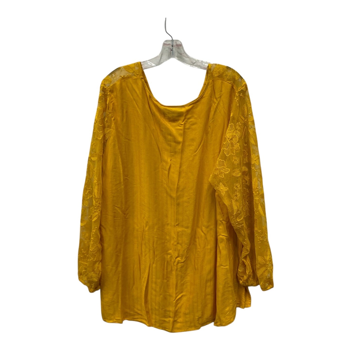 Top Ls By Lane Bryant In Yellow, Size:4X