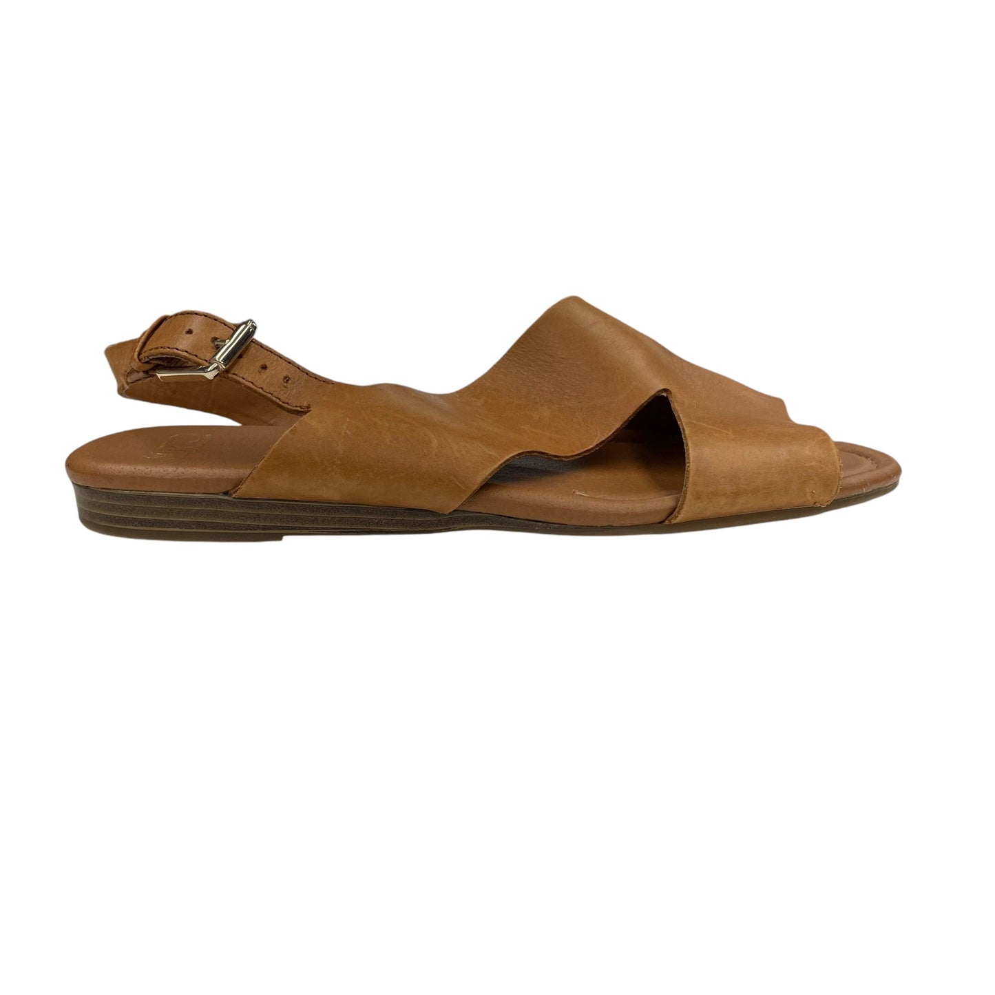 Sandals Flats By Franco Sarto In Brown, Size:8.5