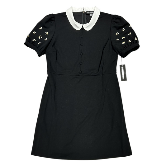 Dress Designer By Karl Lagerfeld In Black & White, Size: Xl