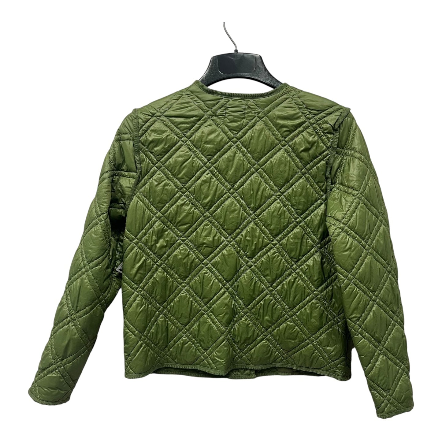 Jacket Puffer & Quilted By Time And Tru In Green, Size:S