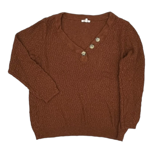 Sweater By Maurices In Brown, Size:Xxl