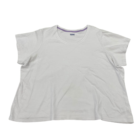 WHITE BASIC EDITIONS TOP SS BASIC, Size 3X