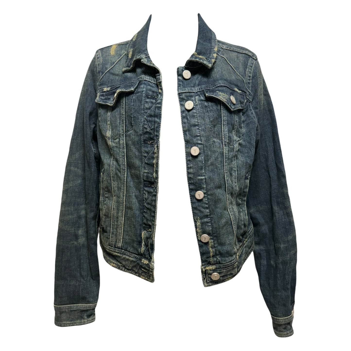 Jacket Denim By Pilcro In Blue Denim, Size: M