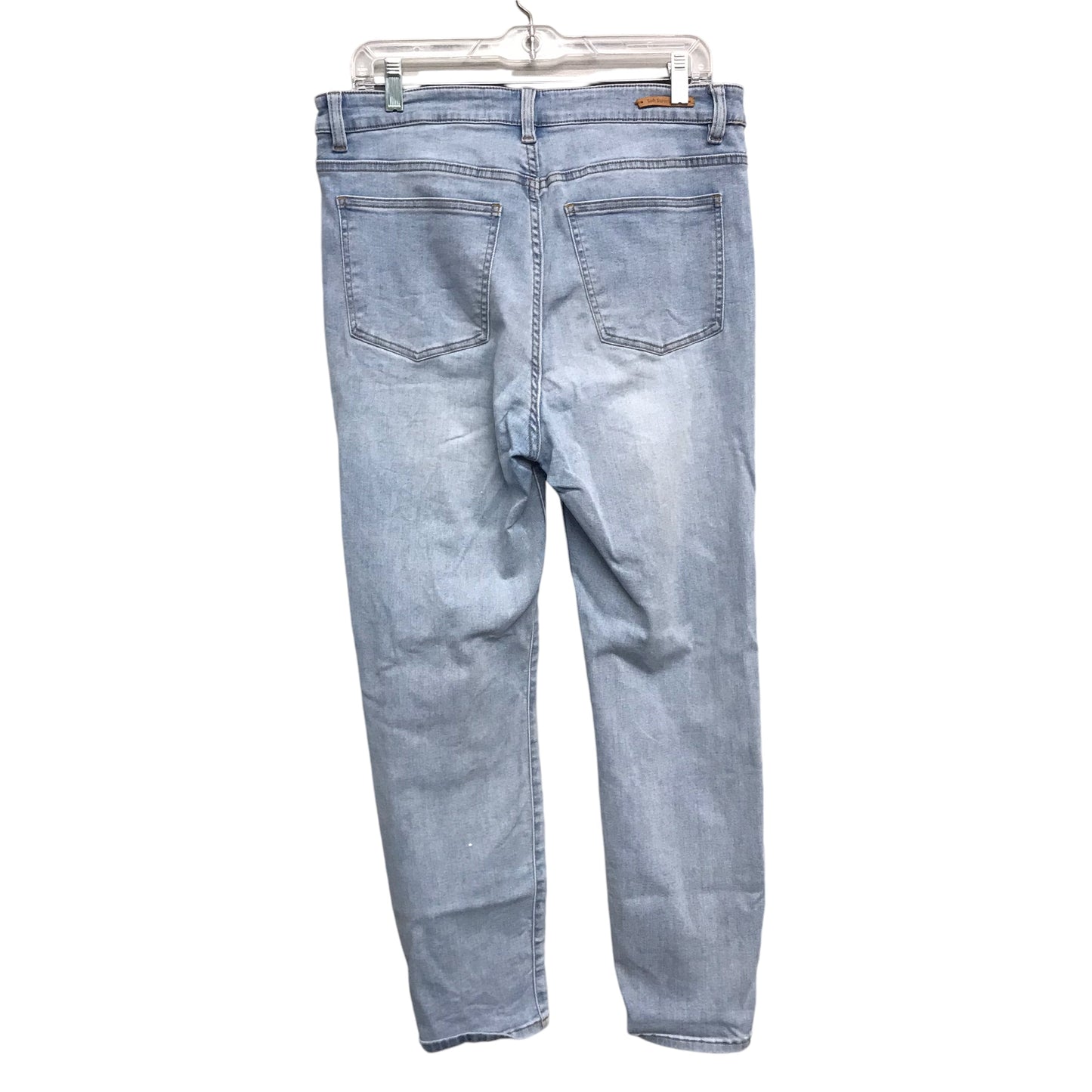 Jeans Straight By Soft Surroundings In Blue Denim, Size:10