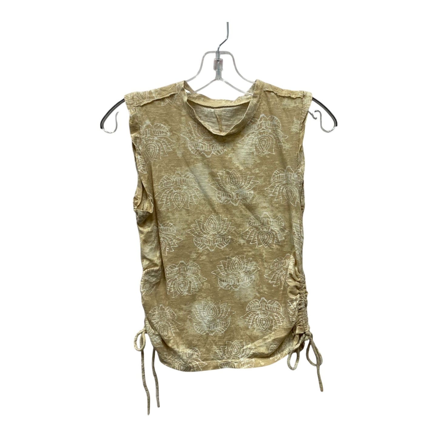 Top Sleeveless By Pilcro In Tan, Size:Xxs