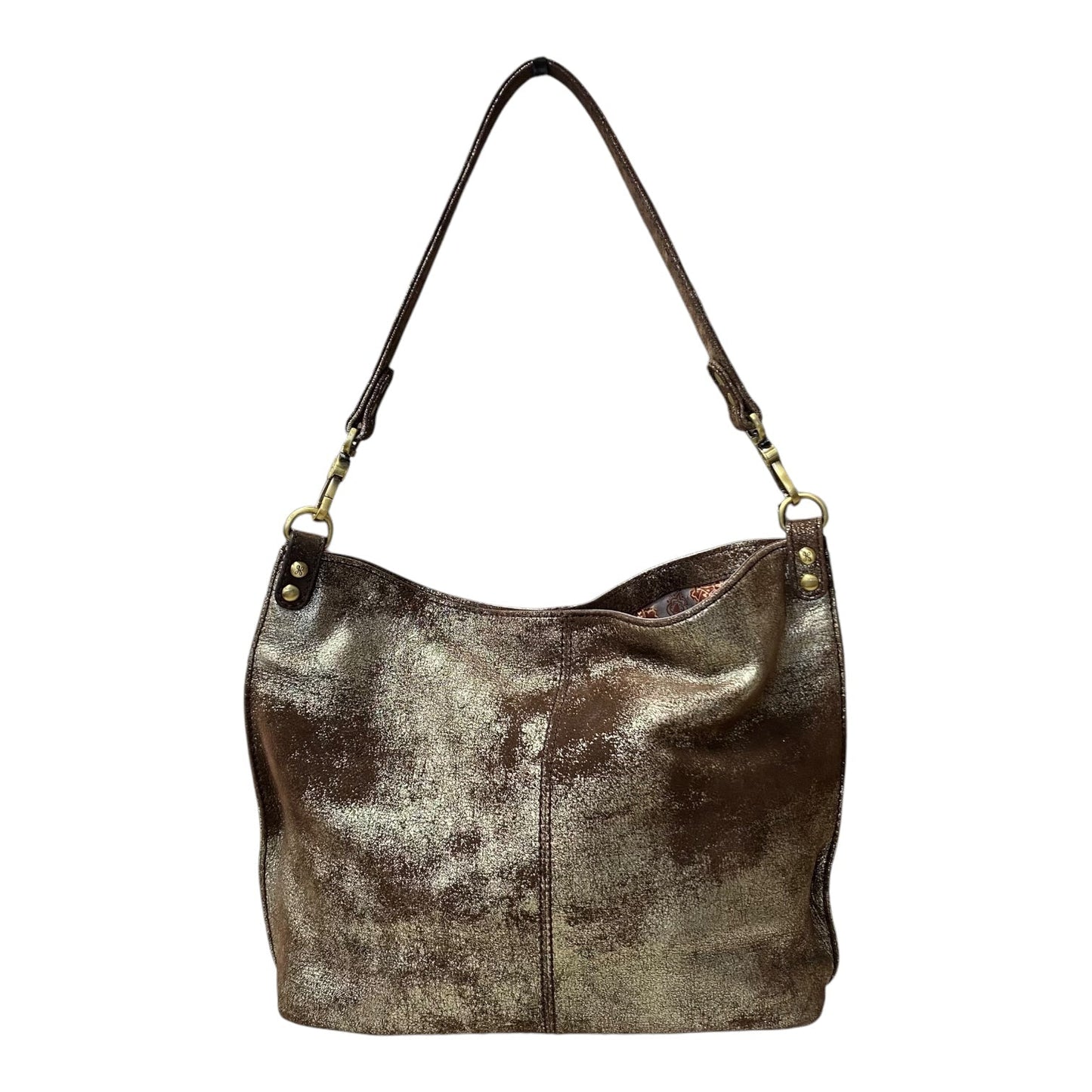 Handbag Leather By Hobo Intl In Brown, Size:Medium