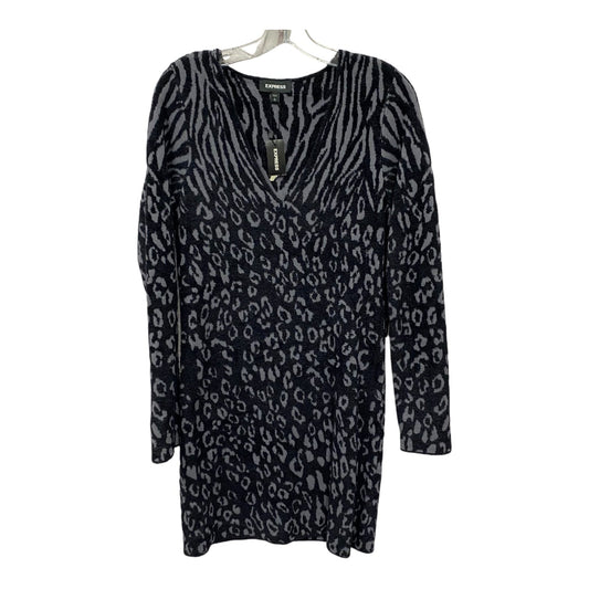 Dress Sweater By Express In Navy, Size:L