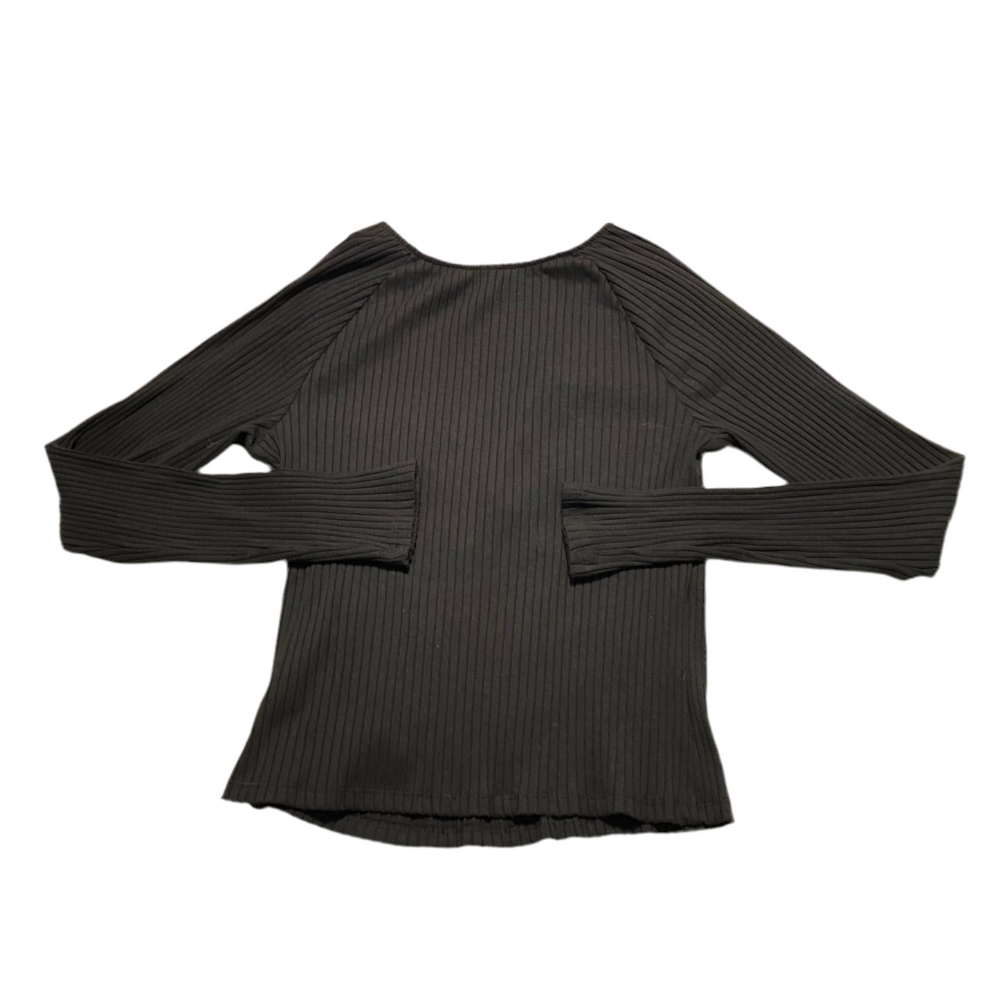 Top Long Sleeve By Universal Thread In Black, Size: M