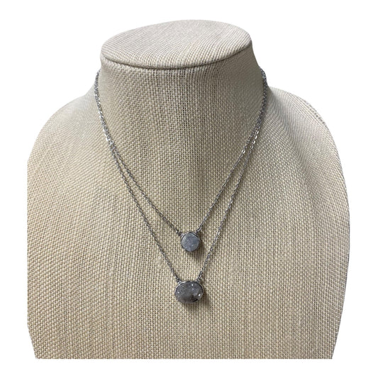 Necklace Layered By Loft In Grey