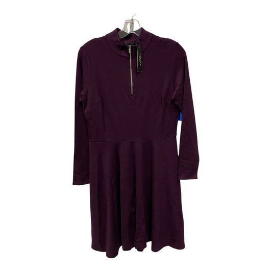 Dress Casual Short By T Tahari In Purple, Size:M