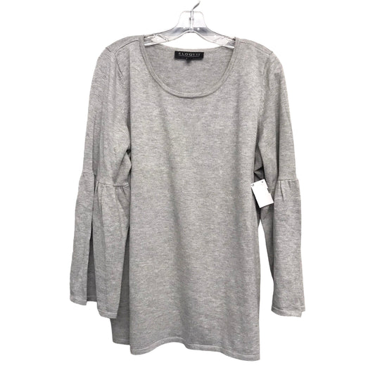 Sweater By Eloquii In Grey, Size:L