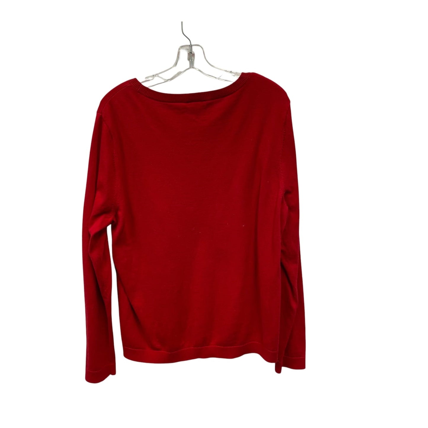 Sweater By Talbots In Red, Size:Xl