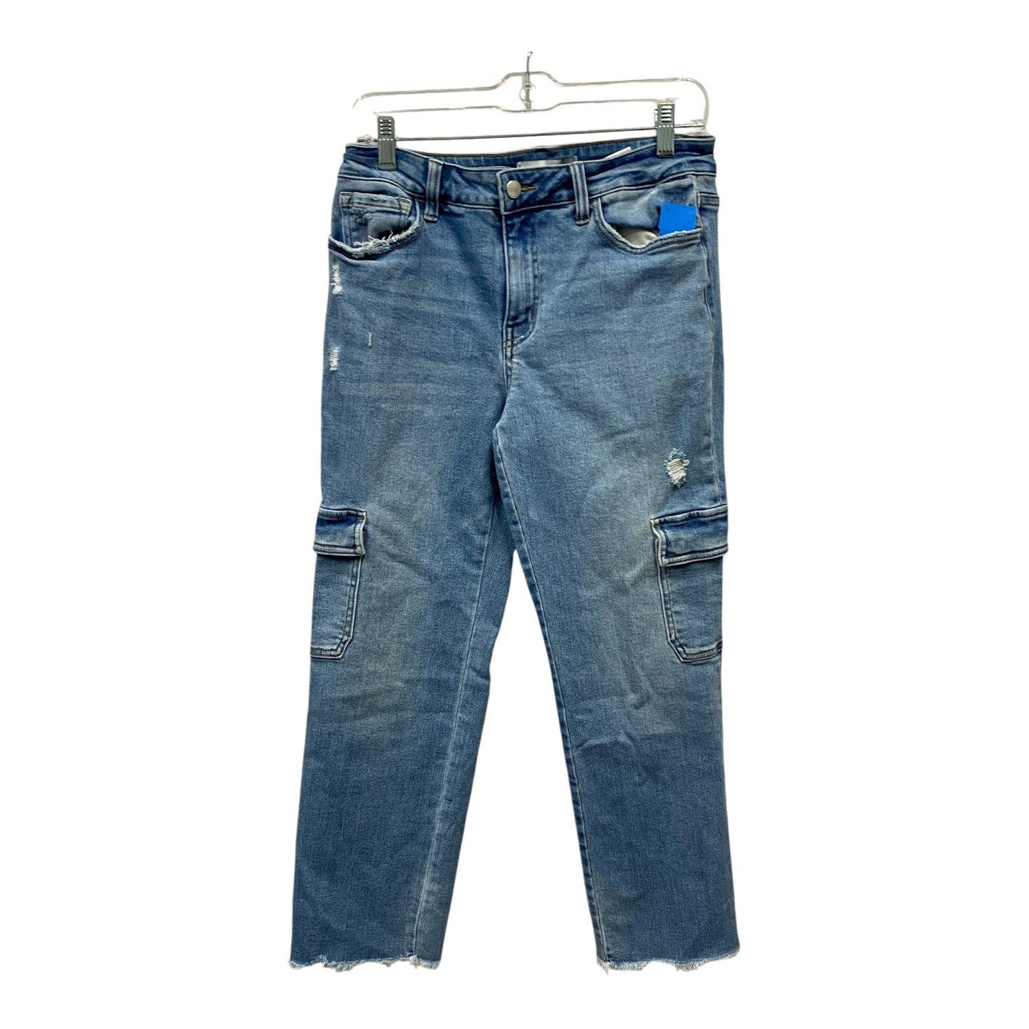 Jeans Straight By Flying Monkey In Blue Denim, Size:8