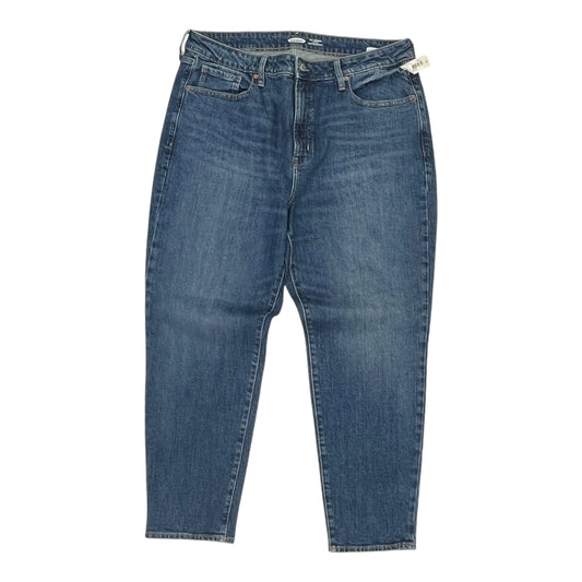 Jeans Straight By Old Navy In Blue Denim, Size:16