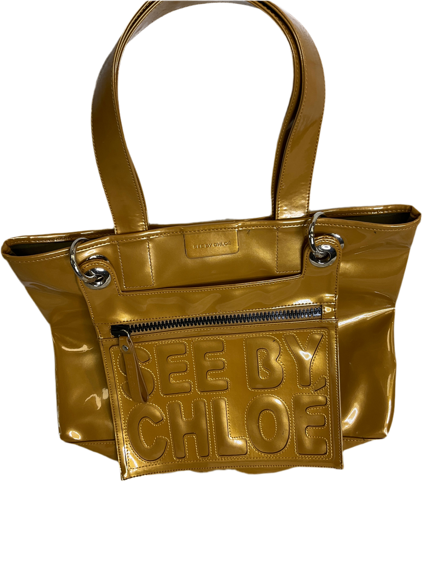 Tote Luxury Designer By Chloe, Size: Large