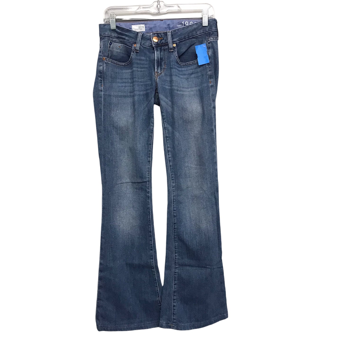 Jeans Flared By Gap In Blue Denim, Size:4