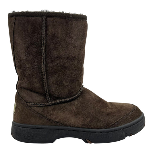 Boots Designer By Ugg In Brown, Size:7