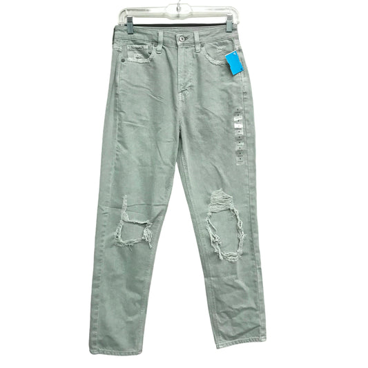 Jeans Straight By American Eagle In Green, Size:4