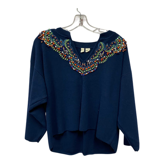 Sweater By Moth In Blue, Size:M