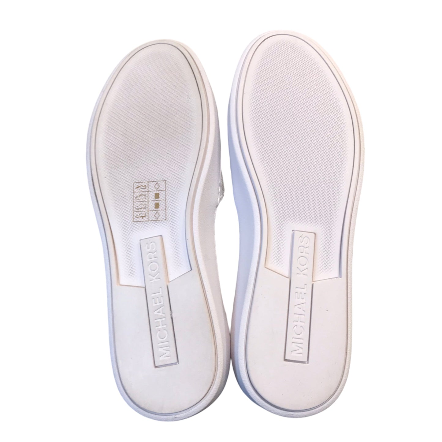 Shoes Flats By Michael By Michael Kors In White, Size:8.5