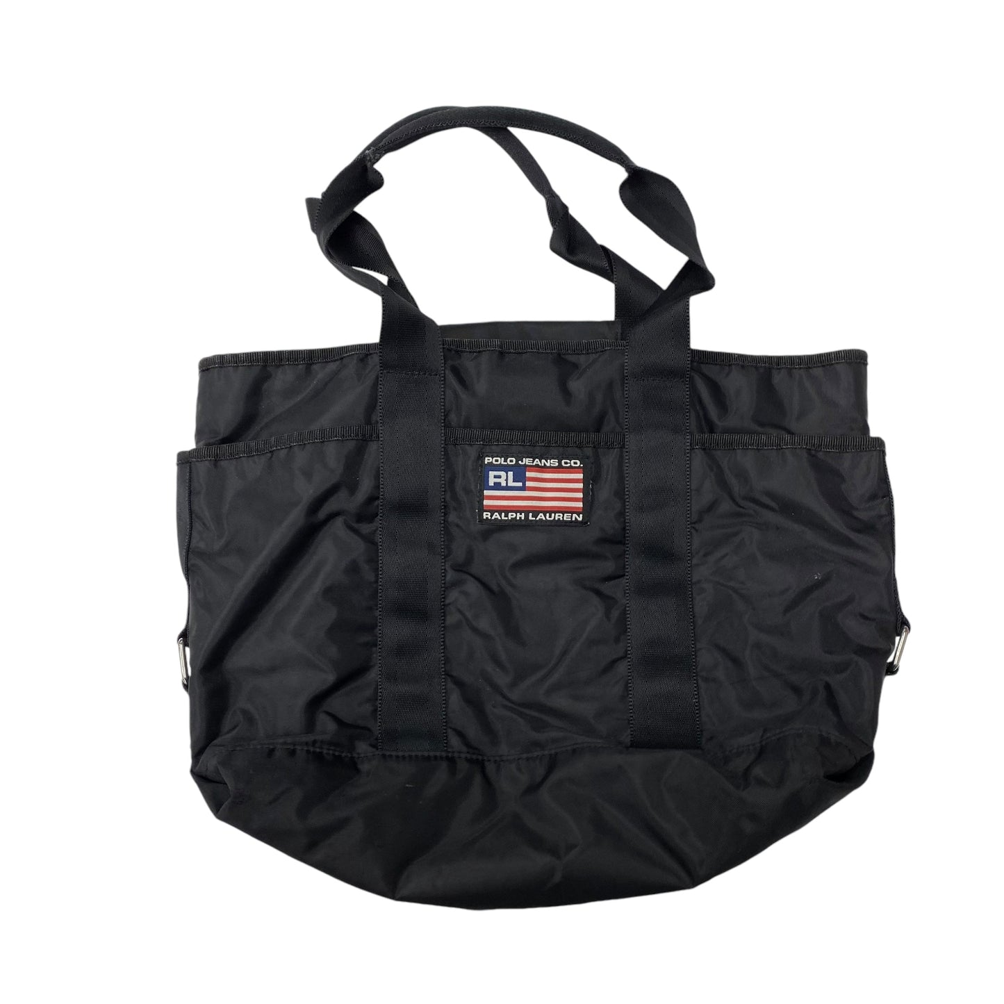 Handbag By Polo Ralph Lauren In Black, Size:Medium