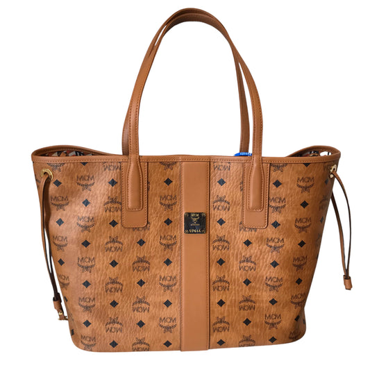 TOTE LUXURY DESIGNER by MCM In BROWN, Size: MEDIUM