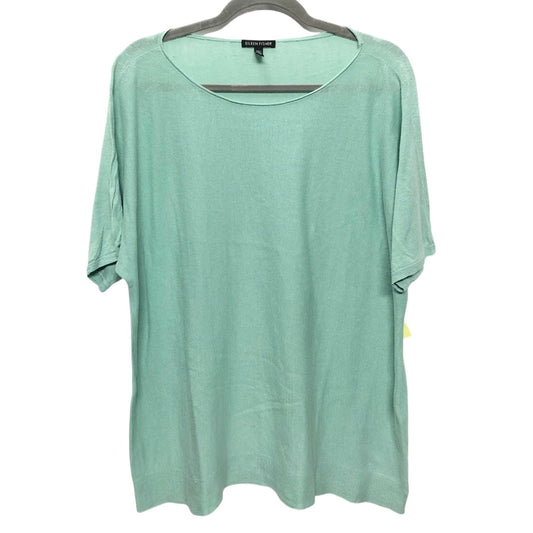 TOP SS by EILEEN FISHER In GREEN, Size: L