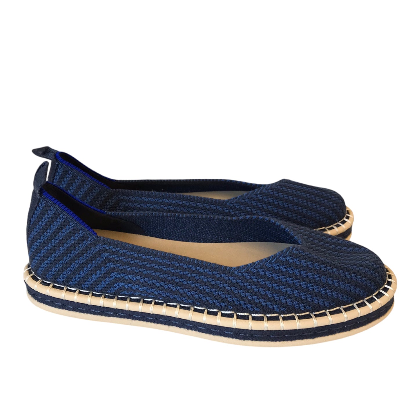 Shoes Flats By Rothys In Blue, Size:6.5