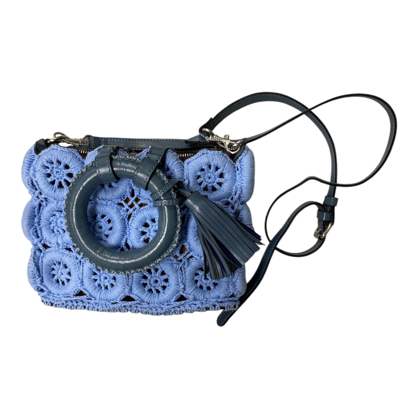 CROSSBODY DESIGNER by PATRICIA NASH In BLUE, Size: SMALL