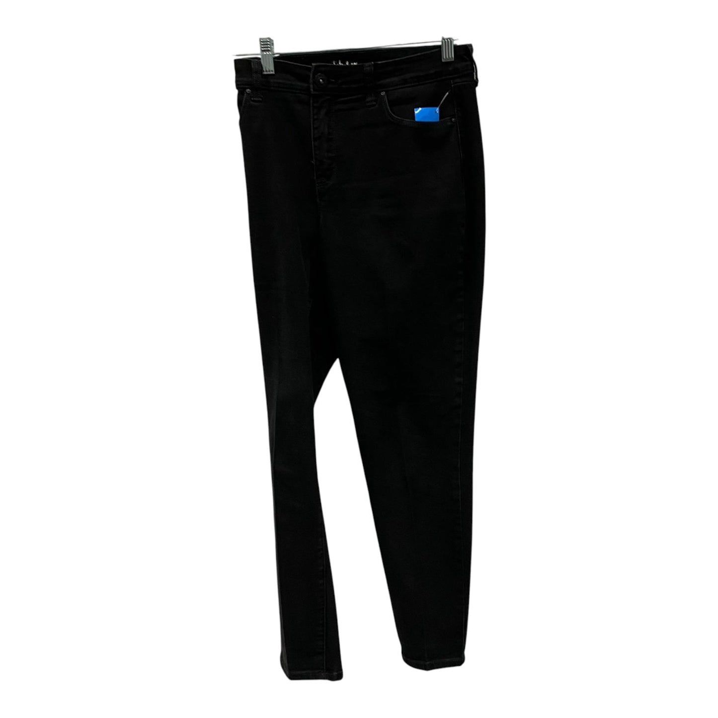 Jeans Straight By Style And Company In Black Denim, Size:12