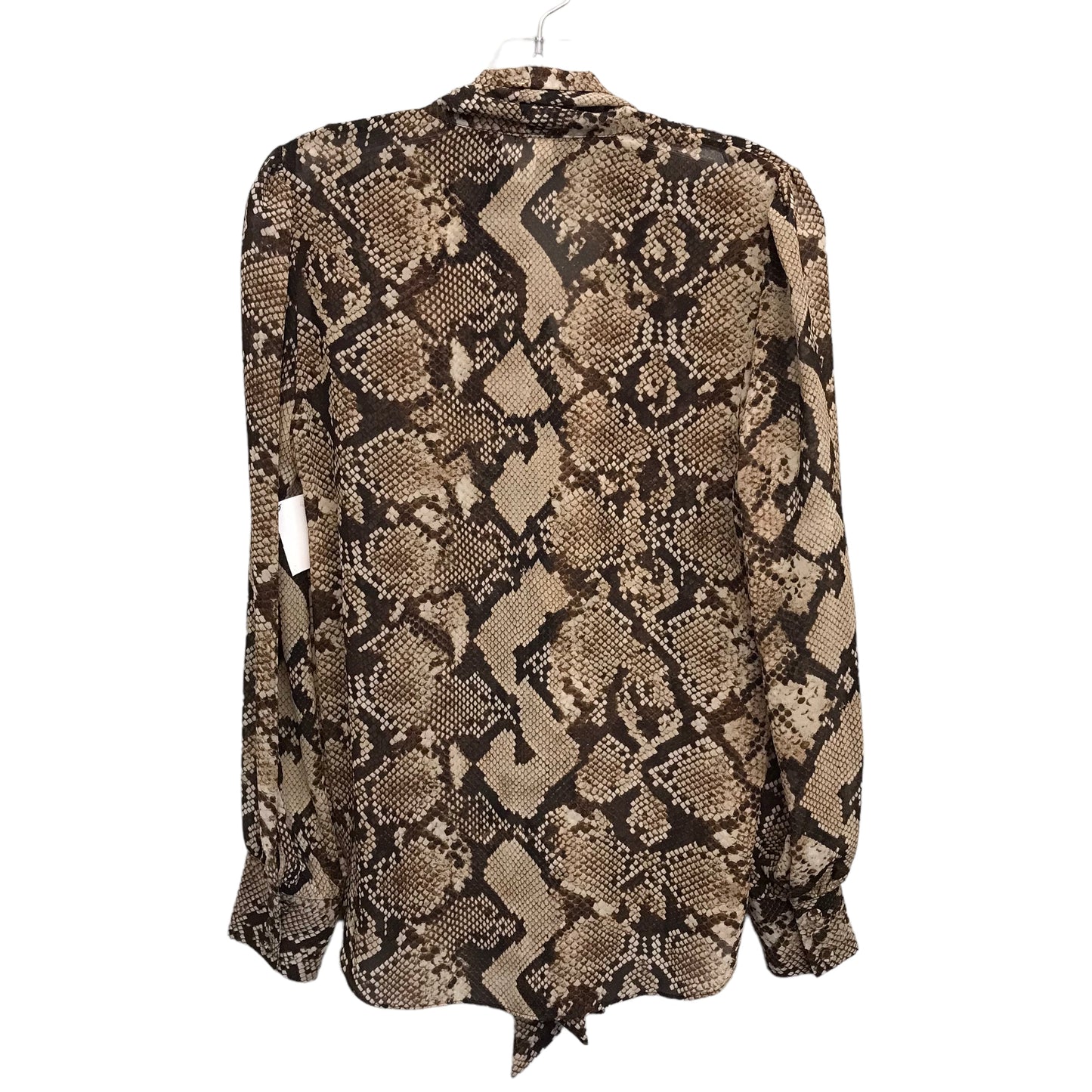 SNAKESKIN PRINT TOP LS by TARGET-DESIGNER Size:M