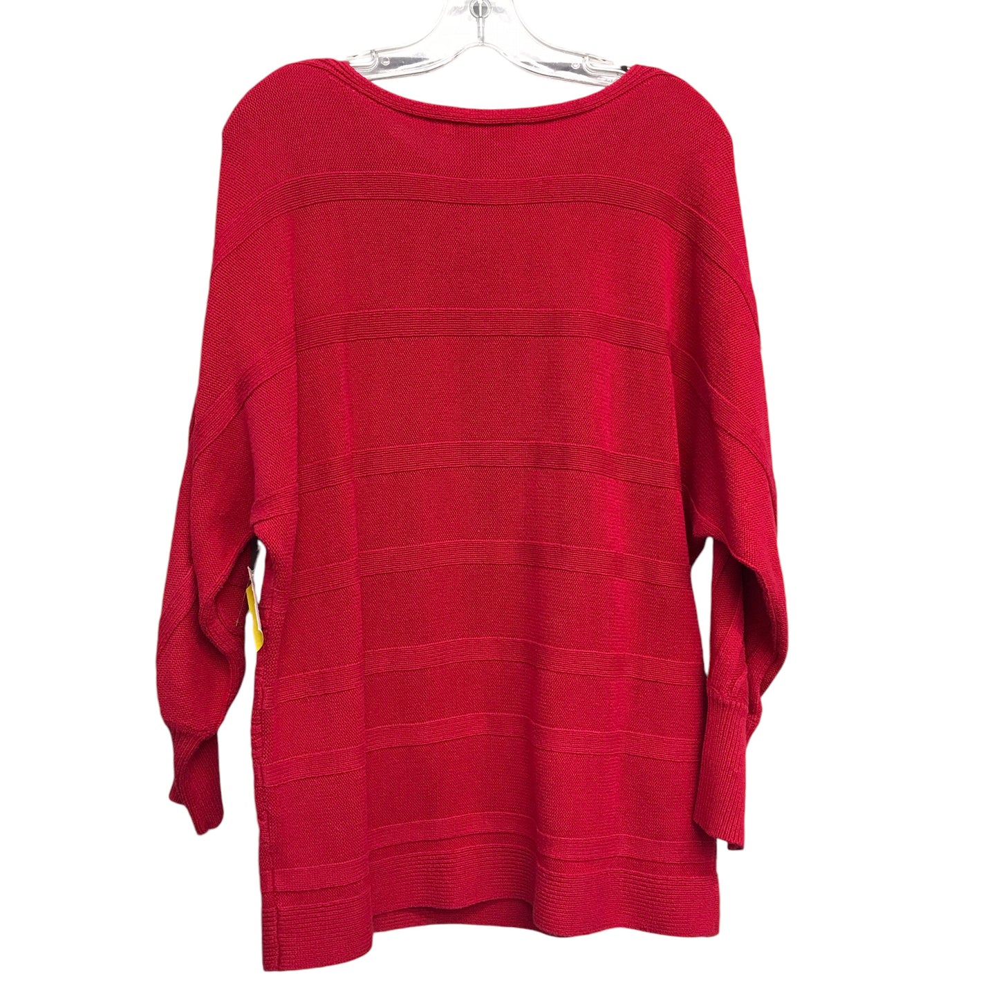 Sweater By Liz Claiborne In Red, Size:L