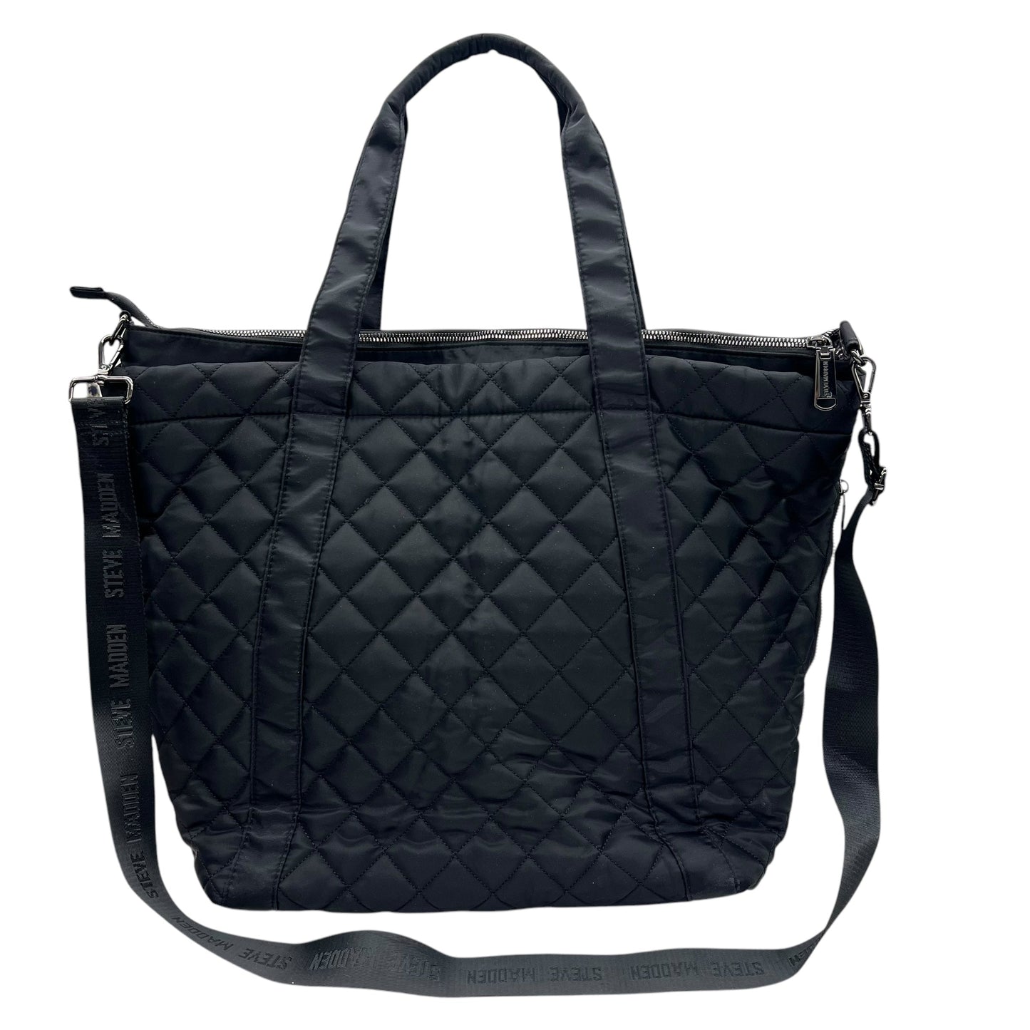 Tote By Steve Madden In Black, Size:Medium