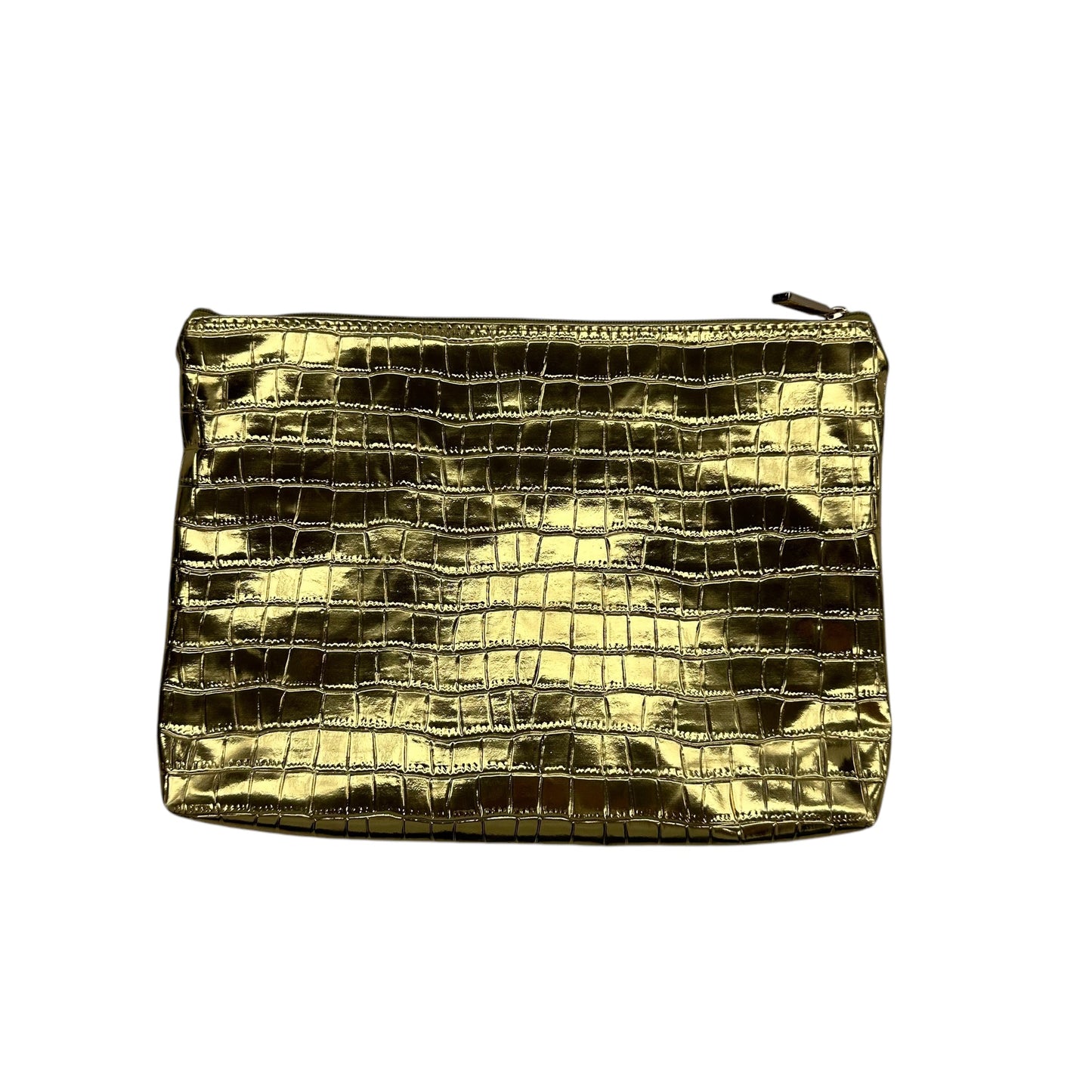 Clutch By Loft In Gold, Size:Medium