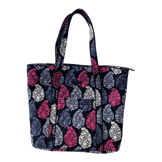 Tote By Vera Bradley In Blue & Pink, Size:Large