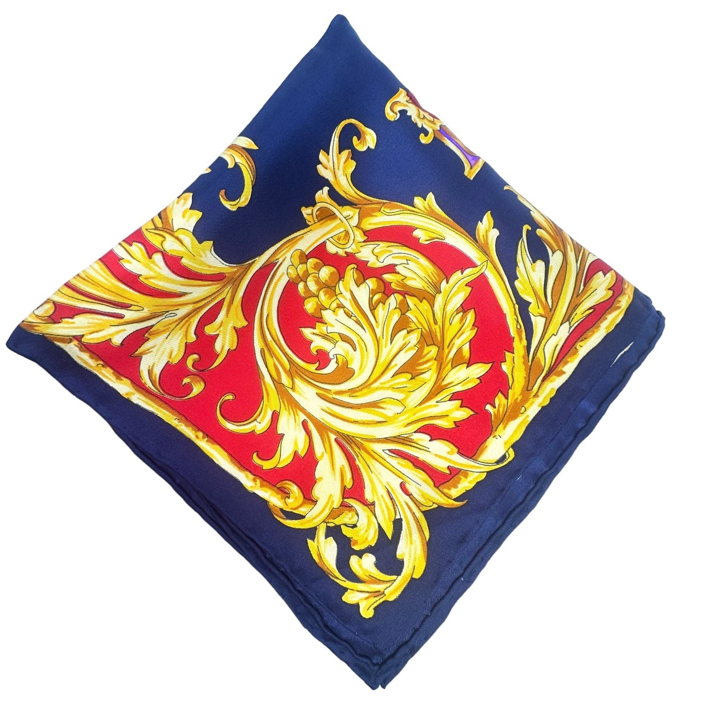 Barroco Silk Scarf 35” Luxury Designer Versace