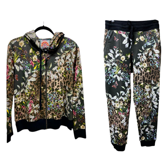 Lounge Set Designer By Johnny Was In Floral Print, Size: M