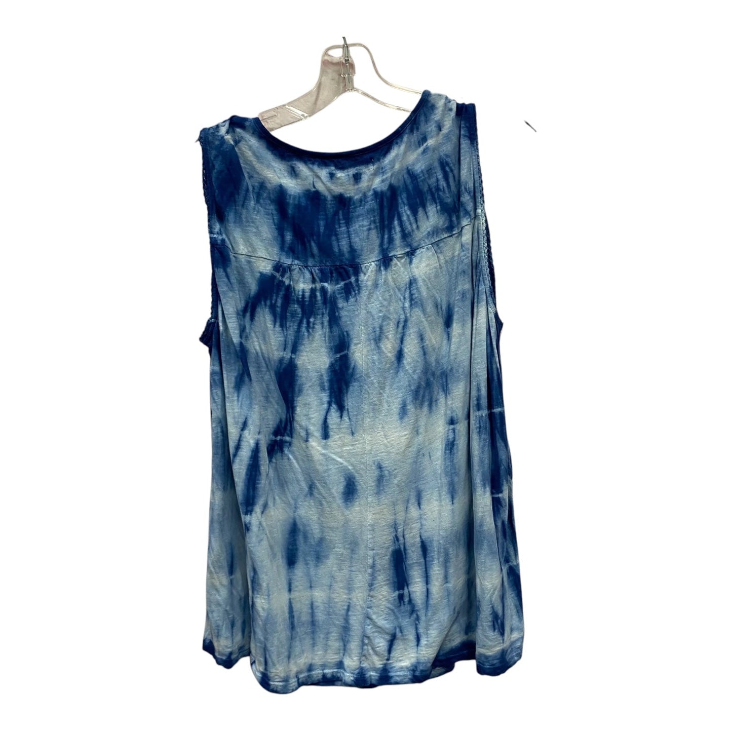 Top Sleeveless By Lane Bryant In Blue, Size:3X