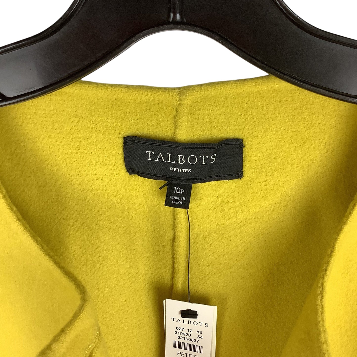 Jacket Other By Talbots In Yellow, Size: 10 petite