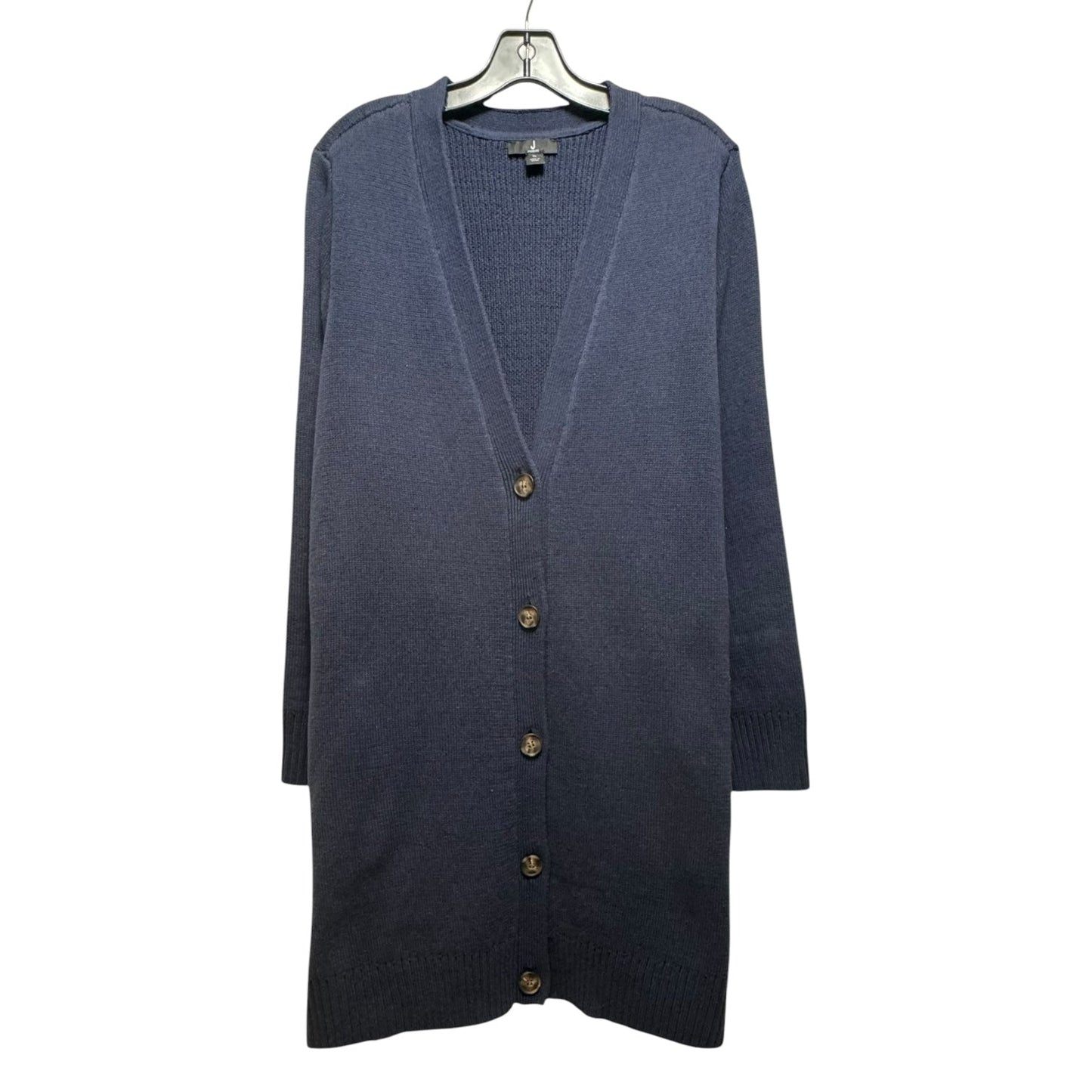 Sweater Cardigan Designer By Jason Wu In Navy, Size: 1x