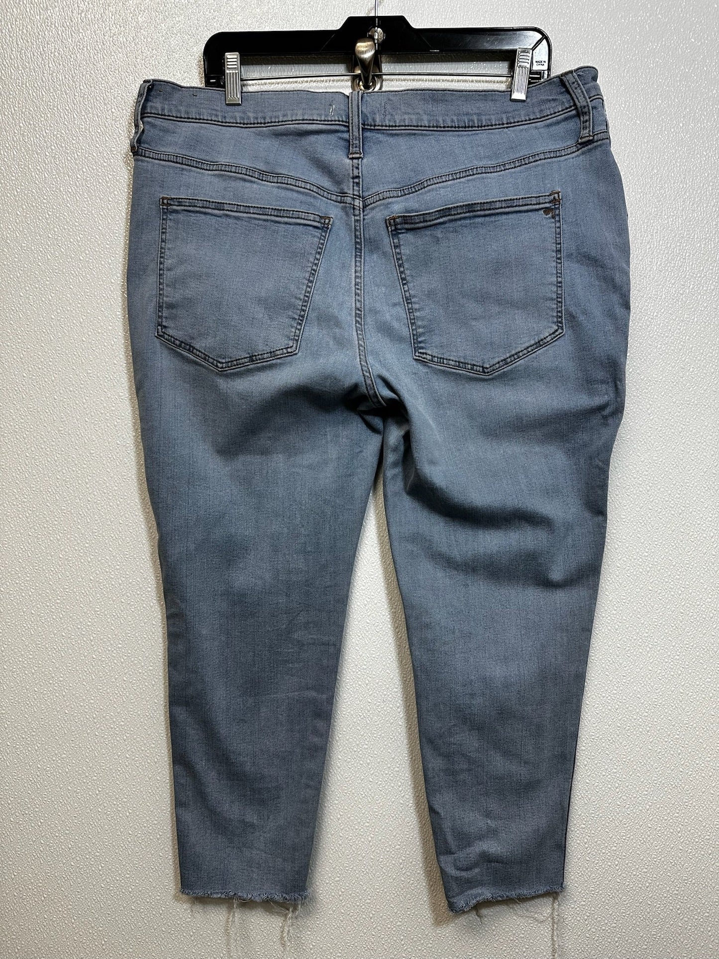 Jeans Boot Cut By Madewell In Blue, Size: 16 P