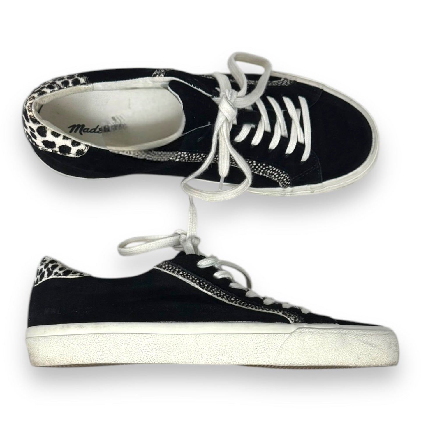 Shoes Sneakers By Madewell In Black & White, Size: 9.5