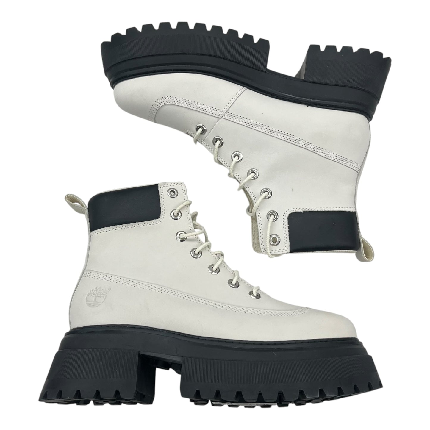 Boots Combat By Timberland In White, Size:9