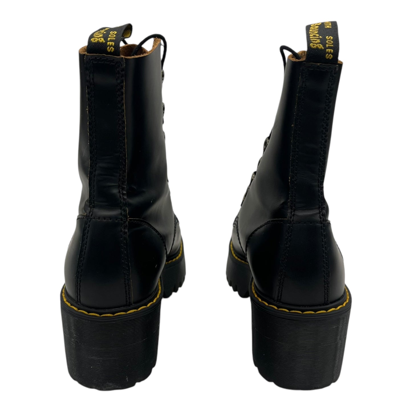 Boots Leather By Dr Martens In Black, Size:8