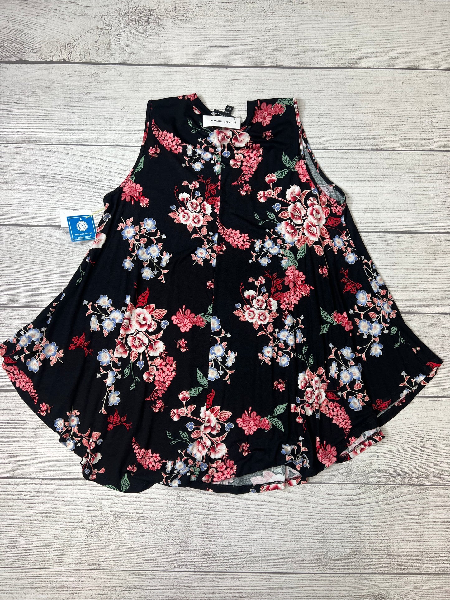 Top Sleeveless By Lane Bryant In Floral, Size: Xl