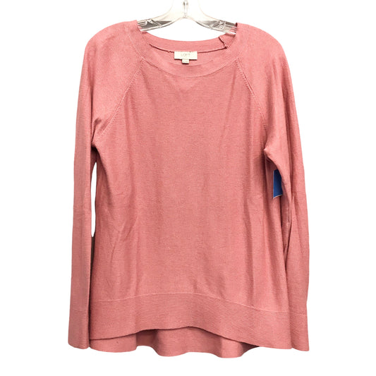 Sweater By Loft In Pink, Size:M