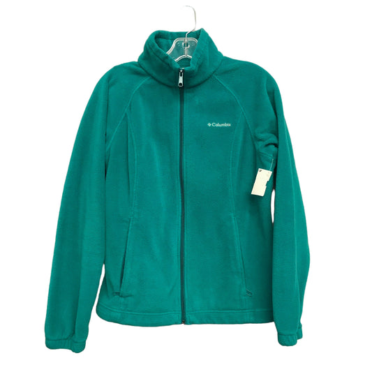 Jacket Fleece By Columbia In Teal, Size:M