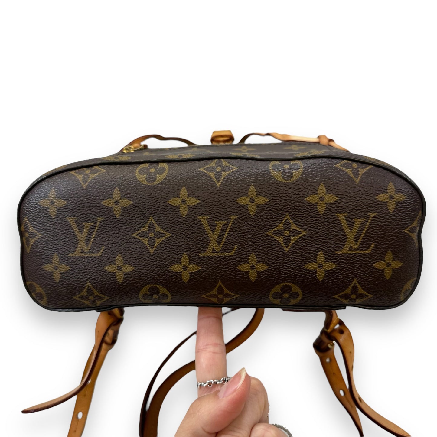 Monogram Montsouris NM Backpack Designer By Louis Vuitton, Size: Small